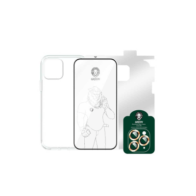 پک محافظ 4 در 1 گرین مدل Protection Pack مناسب برای گوشی اپل Iphone 13