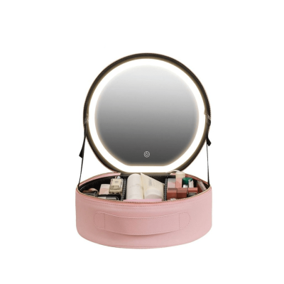 کیف لوازم آرایش با آینه چراغ دار گرین لاین مدل Makeup Organizer Pro