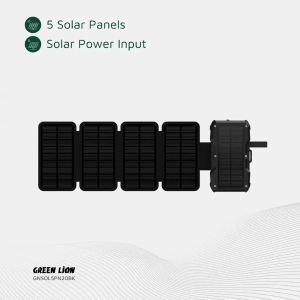 پاور بانک خورشیدی گرین لاین مدل Solar 5-Panel با ظرفیت 20000 میلی آمپر ساعت