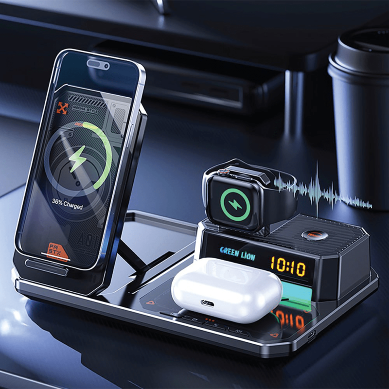 شارژر وایرلس گرین لاین مدل 6in 1 Multifunctional