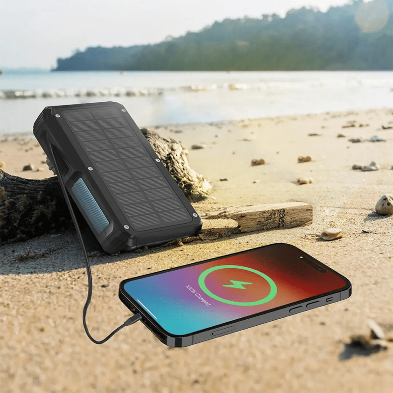 پاور بانک خورشیدی پاورولوجی مدل Solar با ظرفیت 27000 میلی آمپر ساعت