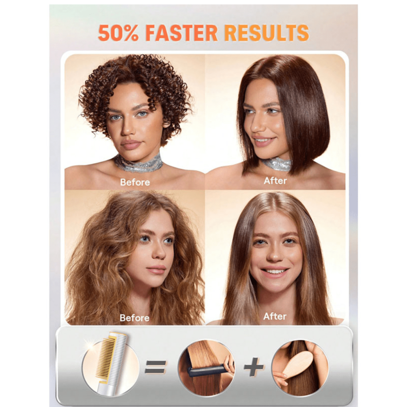 برس حرارتی صاف کننده مو سه بعدی شیگلم مدل Sleek Chic 3D Thermal