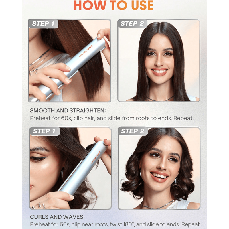 اتو مو مسافرتی شیگلم مدل Travel Buddy Mini Hair Straightener