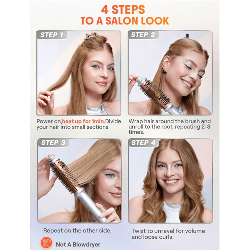 برس پیچ حرارتی شیگلم مدل It Curl Thermal Blowout Brush سایز 38mm