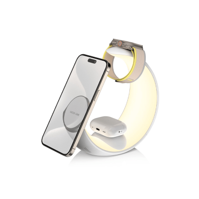 شارژر وایرلس گرین لاین مدل 4in1 Moon Charge