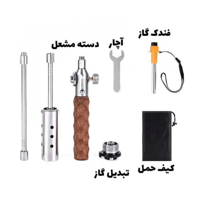 فندک اتمی ضد باد گرین لاین مدل Flame Torch