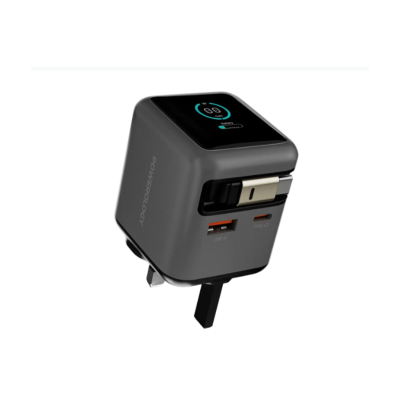 َشارژر دیواری پاورولوجی مدل Halo Dual-Port GaN Charger
