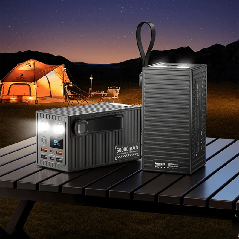 پاور بانک ریمکس مدل RPP-609 Pro با ظرفیت 60000 میلی آمپر ساعت