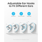 هدفون بی سیم انکر مدل Soundcore AeroFit 2 AI Assistant