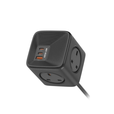 چند راهی برق و شارژر گرین لاین مدل 33W 7 In 1 Compact