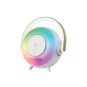 اسپیکر، چراغ رومیزی و شارژر وایرلس گرین لاین مدل Uranus