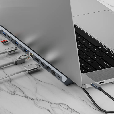 هاب 12 پورت گرین لاین مدل 12 in 1 4K HDMI