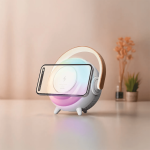 اسپیکر، چراغ رومیزی و شارژر وایرلس گرین لاین مدل Uranus