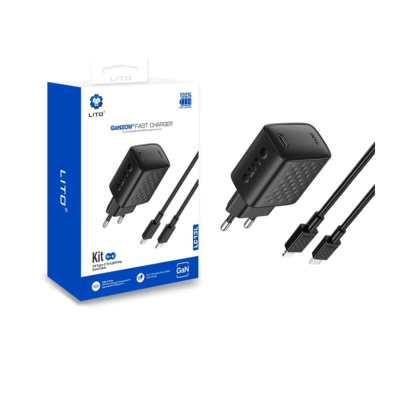 شارژر دیواری لیتو مدل LITO LC13L به همراه کابل لایتنینگ