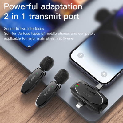 میکروفن یقه ای یسیدو مدل KR15 دو کاربره