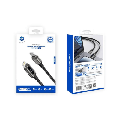کابل شارژ تایپ سی به لایتنینگ لیتو مدل LD15CL 27w
