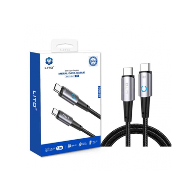 کابل شارژ تایپ سی به تایپ سی لیتو مدل LD10CC 30w