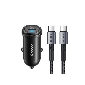 شارژر فندکی مک دودو مدل CC-7493 30w به همرا کابل تایپ سی