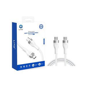 کابل شارژ تایپ سی به تایپ سی لیتو مدل LD02CC 60w