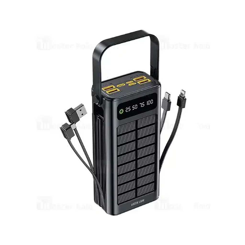 پاور بانک خورشیدی گرین لاین مدل SOLAR X با ظرفیت 30000 میلی آمپر ساعت پاور بانک خورشیدی گرین لاین مدل SOLAR X با ظرفیت 30000 میلی آمپر ساعت