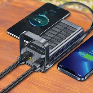 پاور بانک خورشیدی گرین لاین مدل SOLAR X با ظرفیت 30000 میلی آمپر ساعت