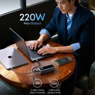 پاور بانک انکر مدل A110B با ظرفیت 20000 میلی آمپر ساعت