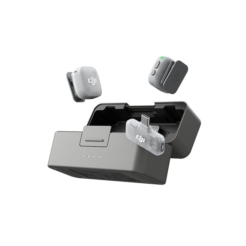 میکروفن یقه ای دی جی آی مدل Single pack 2 DJI Mic Mini دو کاربره میکروفن یقه ای دی جی آی مدل Single pack 2 DJI Mic Mini دو کاربره