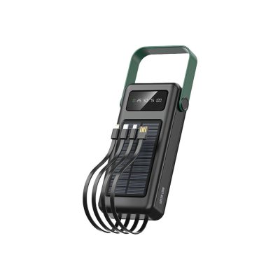 پاور بانک خورشیدی گرین لاین مدل Solar Max با ظرفیت 30000 میلی آمپر ساعت