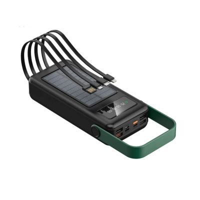 پاور بانک خورشیدی گرین لاین مدل Solar Max با ظرفیت 30000 میلی آمپر ساعت